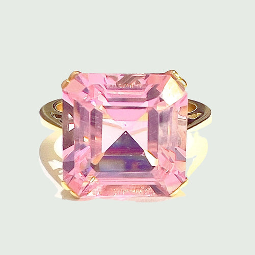 Bague 56 Bague Améthyste Rose de France 58 Facettes