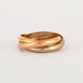 62 CARTIER ring - Trinity 3 gold ring 58 Facettes