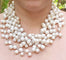 Collier Silver and Pearl Necklace 58 Facettes