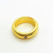 Ring 50 Mobile Central Ring Bangle Ring Gold Diamond 58 Facettes 20400000582