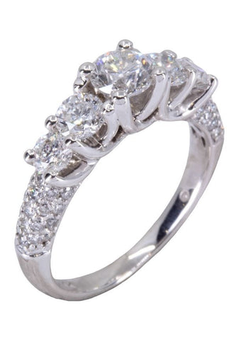 bague 53 BAGUE JARRETIÈRE MODERNE DIAMANTS 58 Facettes 079841