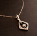 Art Deco Diamonds Platinum White Gold Pendant Necklace 58 Facettes