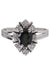 Ring SAPPHIRE ENTOURAGE DIAMOND RING 50s 58 Facettes 038741