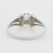 Ring 57 Art Deco ring White gold Diamond 58 Facettes REF 11044/19
