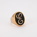 Ring 52 Yellow Gold Onyx Diamond Signet Ring 58 Facettes 4017 LOT