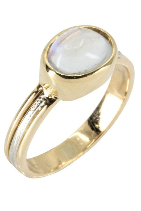 Bague 54 BAGUE MODERNE PIERRE DE LUNE 58 Facettes 046311