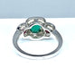 Ring 52 Emerald Ruby Diamond Ring 58 Facettes AB249