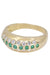 Ring Ring yellow gold Emerald Diamond 58 Facettes 078101