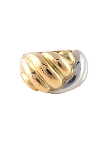 Bague Bague Dôme 2 Ors 58 Facettes