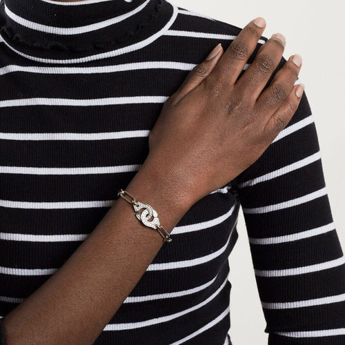 Bracelet DINH VAN – Bracelet MENOTTES R15 58 Facettes