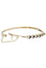 Bracelet Bangle bracelet in yellow gold, diamond, sapphire 58 Facettes 063191