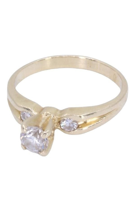 Bague 45 SOLITAIRE MODERNE 0.25 CARAT 58 Facettes 077131