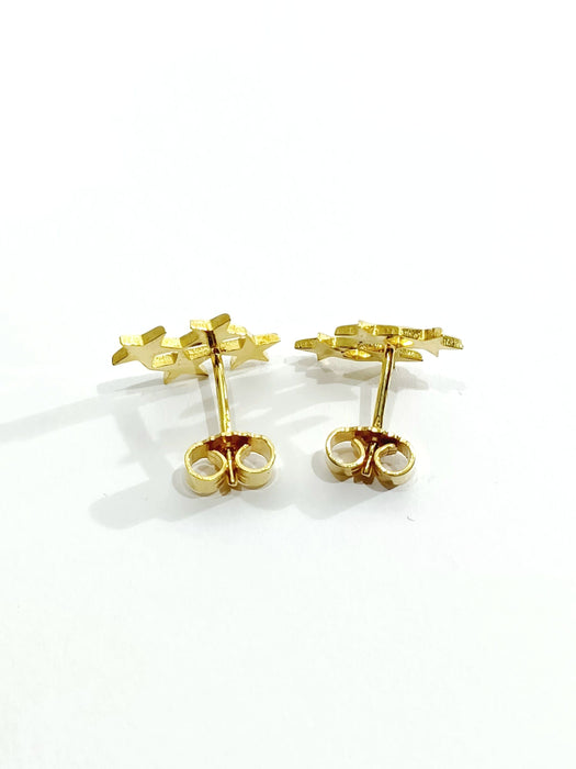 Boucles d'oreilles Boucle d'oreilles étoiles Or jaune 58 Facettes