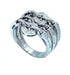 BVLGARI ring. Astrale Collection, white gold and diamond ring 58 Facettes