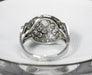 Ring 58 Art Deco “dome” ring in platinum and brilliants 58 Facettes