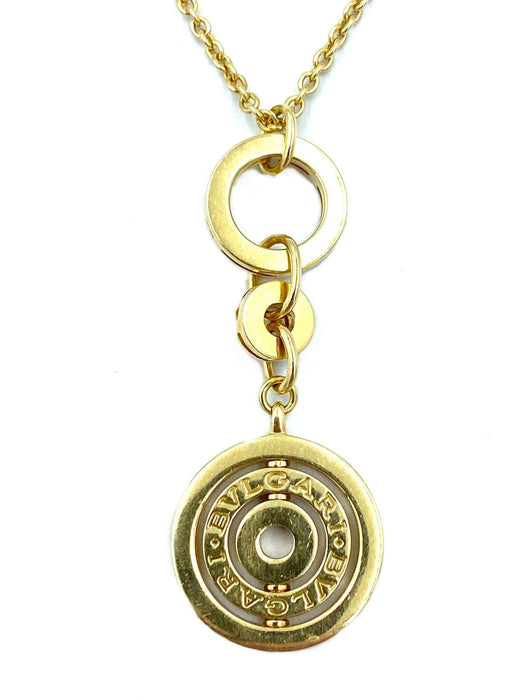 Collier BVLGARI. Collection Astrale, collier or jaune 18K 58 Facettes