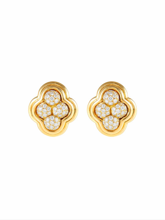 Boucles d'oreilles Boucles d'oreilles Mauboussin Or jaune Diamants 58 Facettes