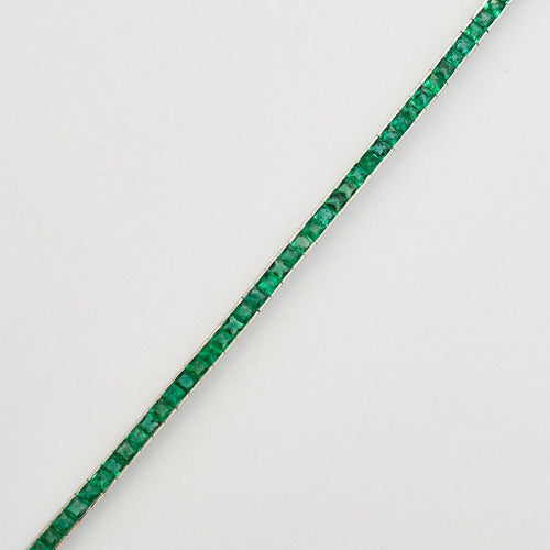 Bracelet Bracelet ligne Emeraudes 58 Facettes