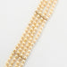 Bracelet Pearl cuff bracelet with diamond clasp 58 Facettes