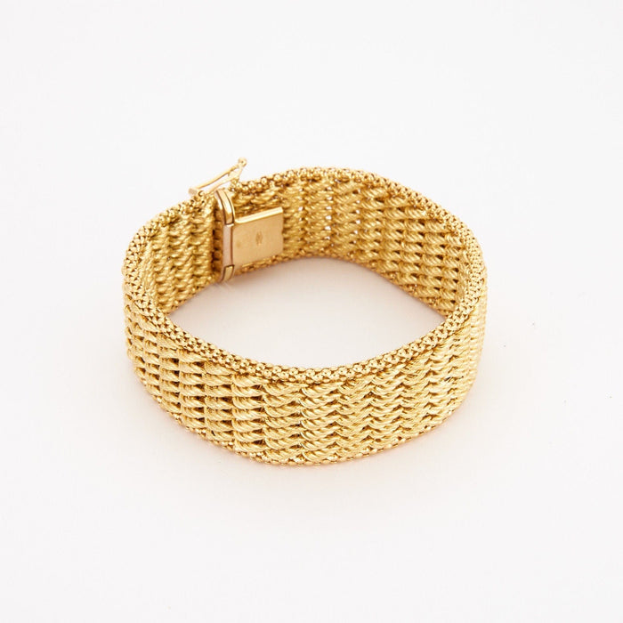 Bracelet Bracelet manchette, or jaune 58 Facettes 3196