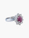 Bague 52 Bague Pompadour Rubis Diamants 58 Facettes