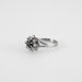 Ring 58.5 Sapphire Diamond Flower Ring 58 Facettes EL2-60