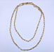 Long necklace in 750 gold old mesh 58 Facettes