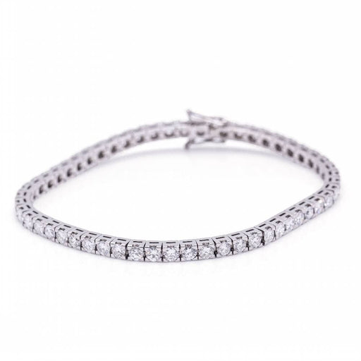 Bracelet Bracelet Rivière en Or Blanc et Diamants 58 Facettes D360613LF