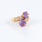 Bague Bague Toi & Moi, Améthystes & Diamants 58 Facettes