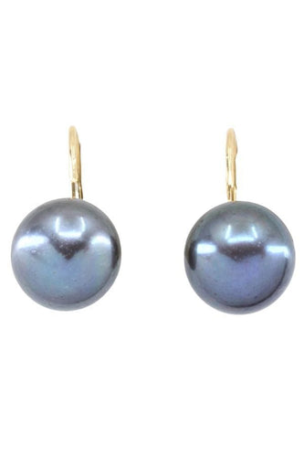 Boucles d'oreilles DORMEUSES PERLES DE TAHITI 58 Facettes 045051