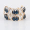Boucles d'oreilles Repossi - Clips d'oreilles Saphirs Diamants 58 Facettes