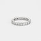 Bague 51 Alliance américaine Or blanc Diamants 1.20ct 58 Facettes 240095