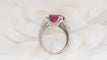Bague 55.5 Bague en Or Blanc Rubis & Diamants 58 Facettes 31317