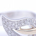 Ring 57 Two-tone diamond ring 58 Facettes N102888LF