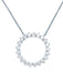 TIFFANY & Co. Open Circle necklace in platinum and diamonds 58 Facettes