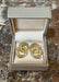 Earrings Retro Swirl Diamond Earrings Yellow Gold 58 Facettes BO243