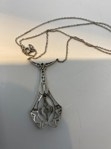 Collier Collier pendentif, diamants 58 Facettes