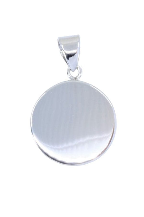 Pendentif PENDENTIF PLAQUE ROND DIAMANT 58 Facettes 055151