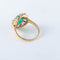 Bague Bague Marguerite émeraude et diamants 58 Facettes
