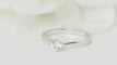 Bague 55 Bague Solitaire Diamant 0,51ct Or Blanc 58 Facettes 32293