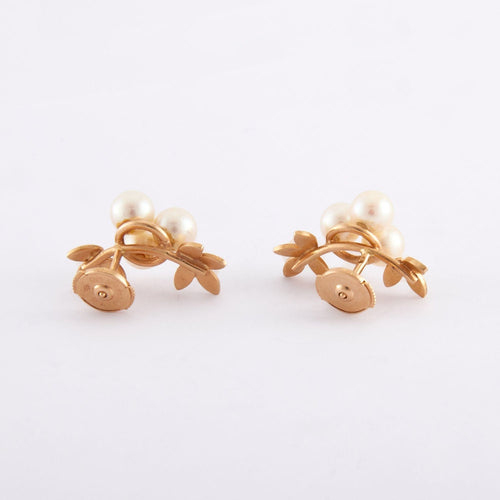 Boucles d'oreilles Paire de boucles d'oreilles "bouquet de gui" 58 Facettes