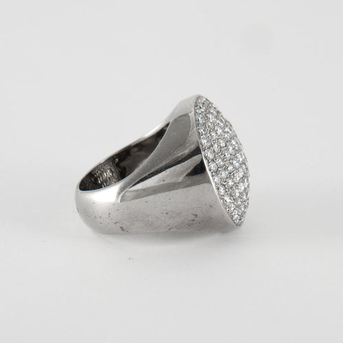 Bague Bague en Or Blanc & diamants 58 Facettes