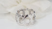 Bague 57 Bague collection C Cartier Or blanc Diamants 58 Facettes 32212