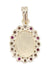 AUGIS pendant - RUBY AND DIAMOND LOVE MEDAL 58 Facettes 073871
