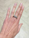 Ring Sapphire diamond bangle ring 58 Facettes