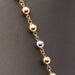 Tricolor gold rosary necklace with diamonds 58 Facettes E359395