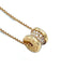 Collier BVLGARI. Collection BZero1, collier or rose et diamants 58 Facettes