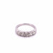 Old wedding ring in white gold & diamonds 58 Facettes