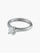 Bague Solitaire taille Emeraude 58 Facettes