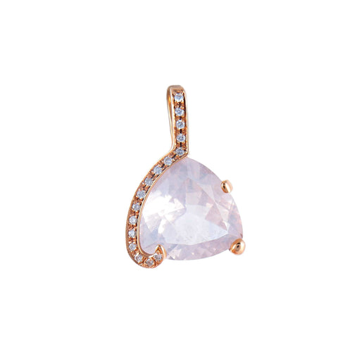 Pendentif Pendentif Quartz rose 58 Facettes